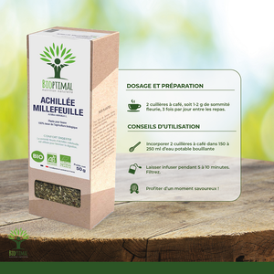Achillé millefeuille bio - Bioptimal Bioptimal Infusion infusion.organic