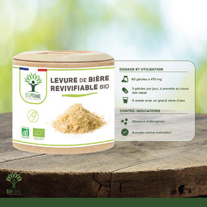 Levure de Bière vivante bio gélules - Bioptimal Bioptimal Complément alimentaire infusion.organic