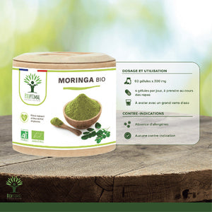 Moringa bio gélules - Bioptimal Bioptimal Complément alimentaire infusion.organic