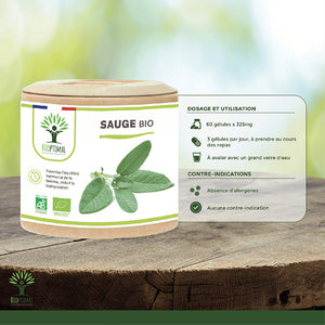 Sauge bio gélules - Bioptimal Bioptimal Complément alimentaire infusion.organic