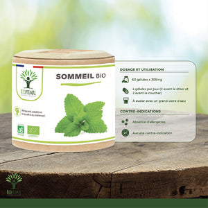 Sommeil bio gélules - Bioptimal Bioptimal Complément alimentaire infusion.organic