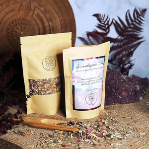 Aphrodisiac Tea with Damiana, Ginseng, Cacao, Rose, Cardamom - Cacao - Cacao - infusion.organic