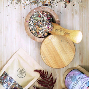 Aphrodisiac Tea with Damiana, Ginseng, Cacao, Rose, Cardamom - Cacao - Cacao - infusion.organic