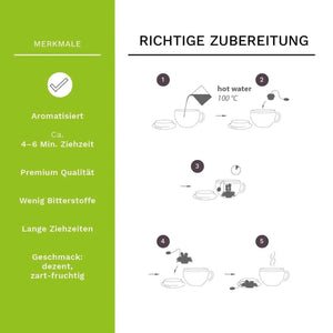 8 Herbal tea flowers in 4 varieties - green tea - Blooming Tea - Blooming Tea, Green Tea - infusion.organic