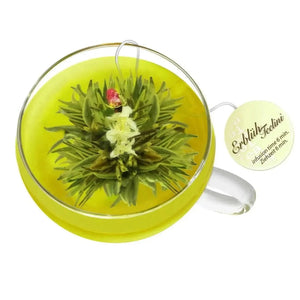 8 Herbal tea flowers in 4 varieties - green tea - Blooming Tea - Blooming Tea, Green Tea - infusion.organic