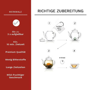 Tea flower mix - 6 blossoming tea - Blooming Tea - Blooming Tea, White Tea - infusion.organic