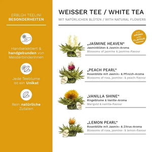 Pack of 36 Herbal Tea - White tea - Blooming Tea - Blooming Tea, White Tea - infusion.organic