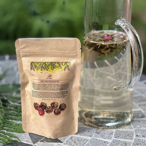 Blooming tea with globe amaranth flowers Happy Rising - 50 g - Blooming Tea - Blooming Tea - infusion.organic