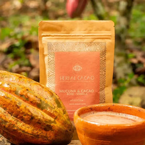 PASIÓN | 500g | Ceremonial Cacao, Mucuna, Rose - Cacao - Cacao, Chocolate - infusion.organic