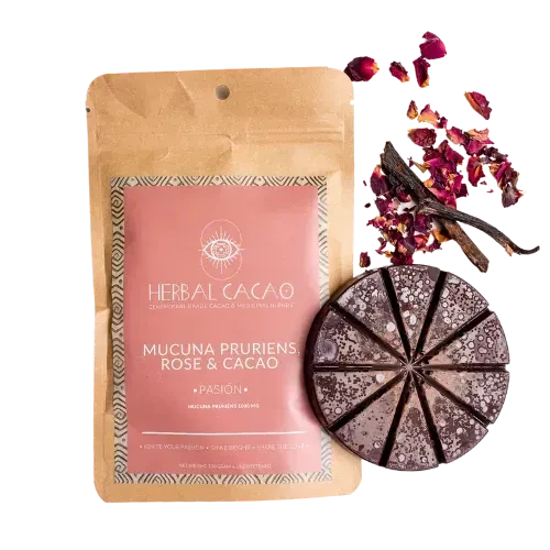 Pasion Mucuna, Ceremonial Cacao, Rose, Vanilla - Cacao - Cacao - infusion.organic
