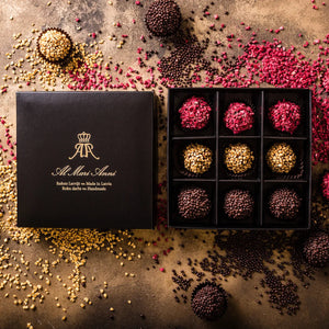 Signature Truffle Set: Pistachio, Raspberry - Chocolate - Chocolate - infusion.organic