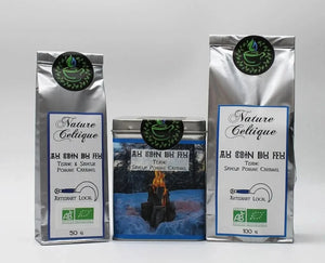 By the fire, winter warm herbal teas - Herbal tea - Fruity blend, Herbal tea - infusion.organic