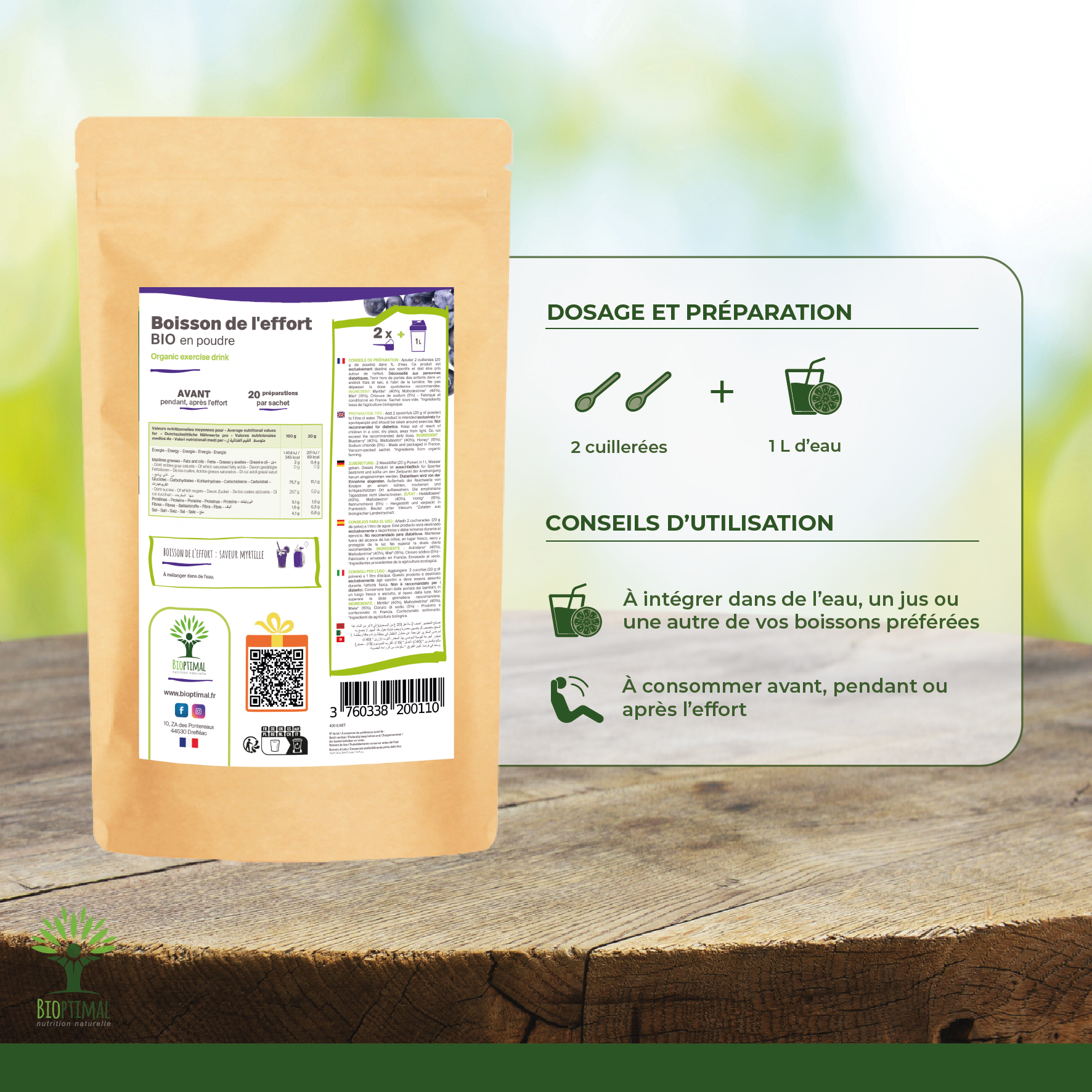 Boisson de l'effort bio - Image 2