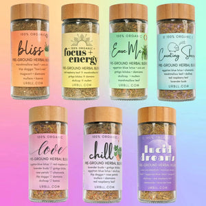 Pre-Ground Mood Blend Skinny Jars • 1 Oz - Magical Tea - Magical Tea - infusion.organic