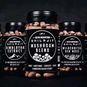 Shilajit Mushroom Blend - Mushrooms, Supplements, Adaptogens - Adaptogens, Mushrooms, Supplements - infusion.organic