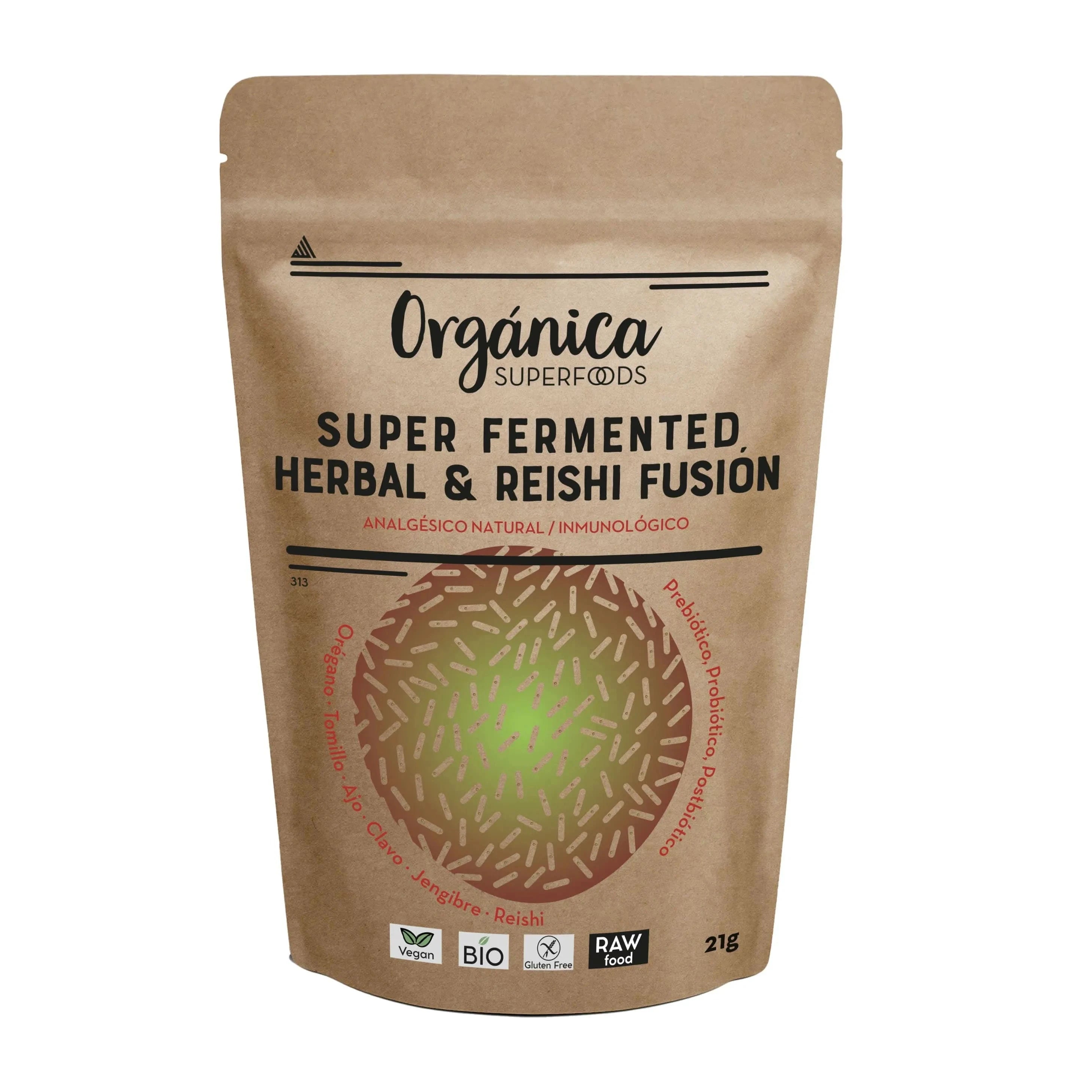 Super Fermented Herbal & Reishi Fusion - Mushrooms - Mushrooms - infusion.organic