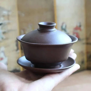 Traditional Yixing clay gaiwan 110 ml - Teacup - Accessories, Teacup - infusion.organic