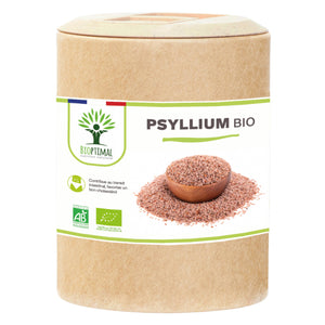 Psyllium Bio - Food supplement - in capsules Supplement Bioptimal infusion.organic