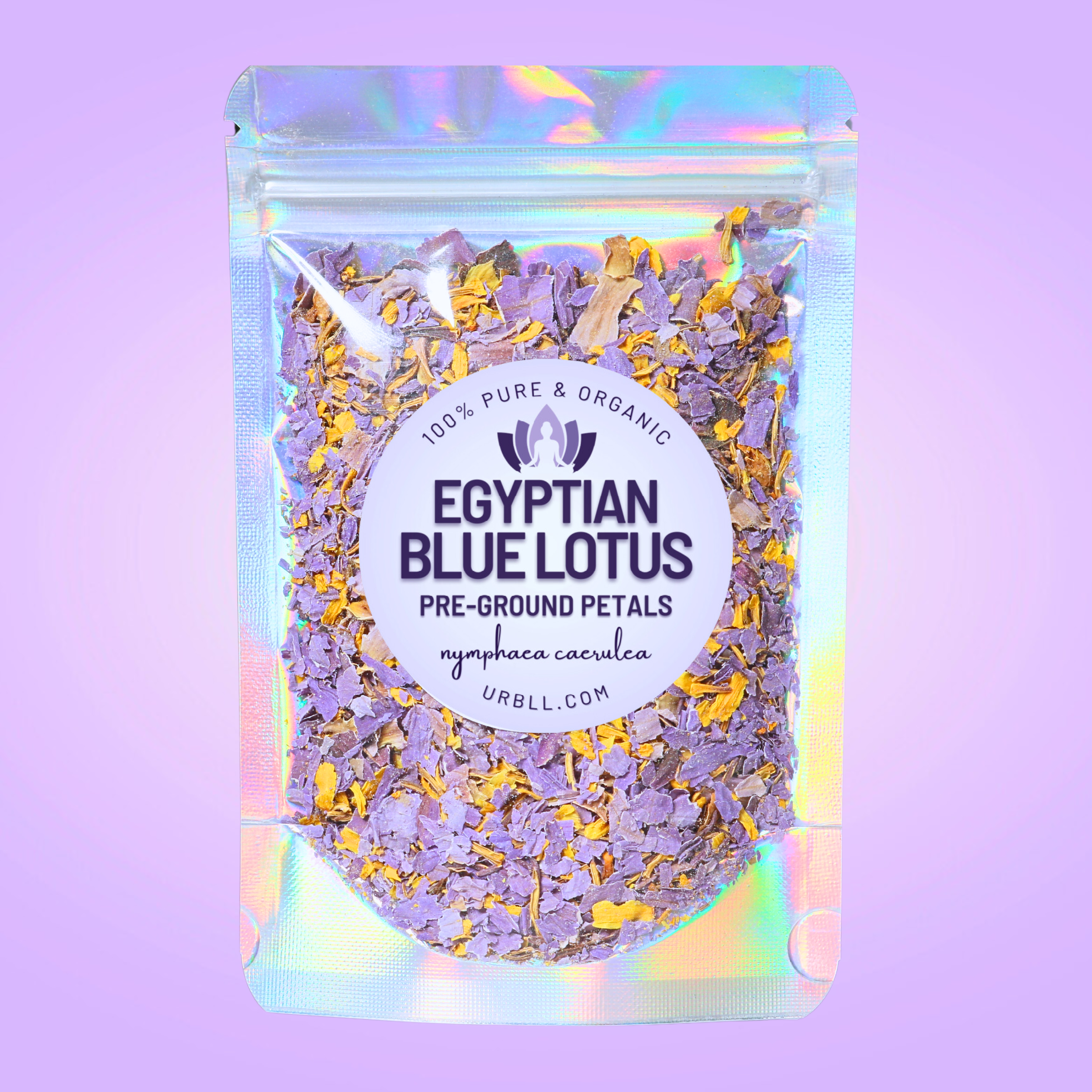 Egyptian Blue Lotus PRE-GROUND Petals + Stamen Magical Tea Urbll infusion.organic