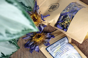 Dream Well Herbal Tea for Lucid Dreaming & Astral Projection Magical Tea Ayamani Naturals infusion.organic