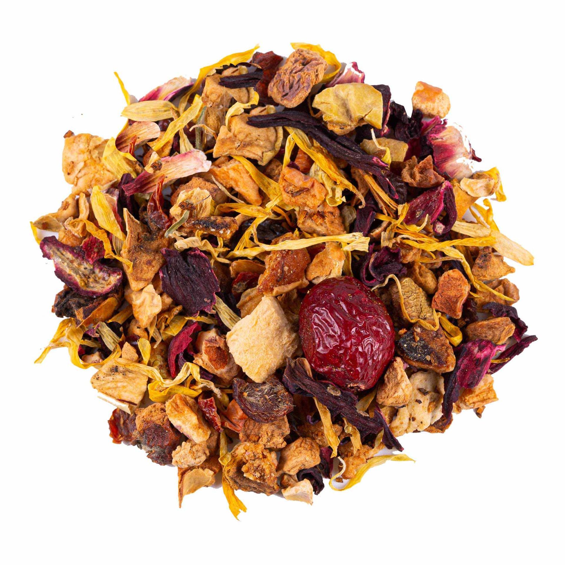 Cranberry - Peach Tea Rooibos & Honeybush Infuzion infusion.organic