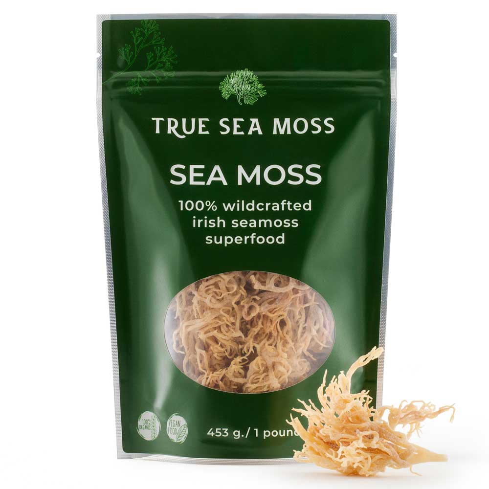 CRAFTED RAW SEA MOSS Supplement TrueSeaMoss infusion.organic