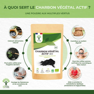 activated vegetable carbon powder - Supplements - Supplements - infusion.organic