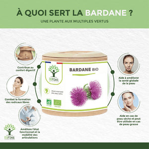 Bardane bio gélules - Bioptimal Bioptimal Complément alimentaire infusion.organic