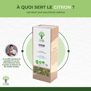 Ecorce de citron bio -  Bioptimal Bioptimal Infusion infusion.organic