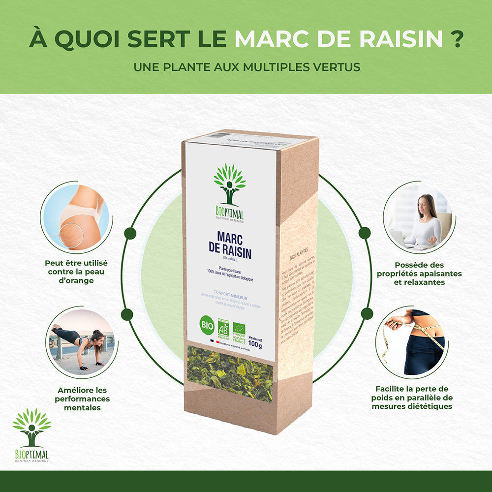 Marc de raisin bio -  Bioptimal Bioptimal Infusion infusion.organic