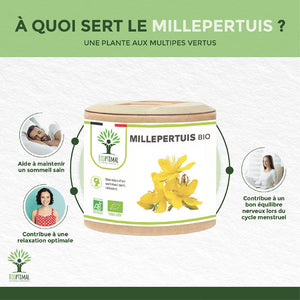 Millepertuis bio gélules -  Bioptimal Bioptimal Complément alimentaire infusion.organic