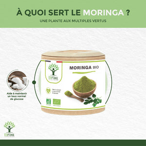 Moringa bio gélules -  Bioptimal Bioptimal Complément alimentaire infusion.organic