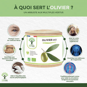 Olivier bio gélules -  Bioptimal Bioptimal Complément alimentaire infusion.organic
