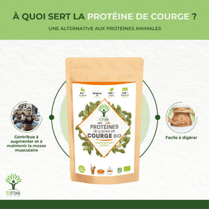 Protéines de courge bio poudre - Bioptimal Bioptimal Nutrition sportive infusion.organic