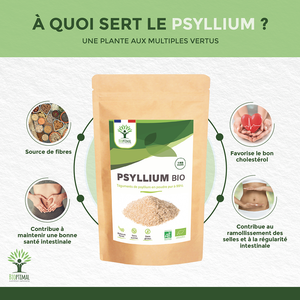 Psyllium bio poudre -  Bioptimal Bioptimal Superaliment infusion.organic