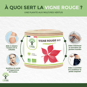 Vigne rouge bio gélules -  Bioptimal Bioptimal Complément alimentaire infusion.organic