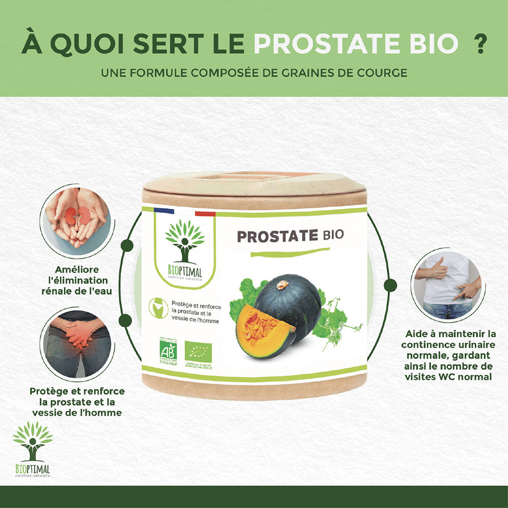 Prostate bio gélules -  Bioptimal Bioptimal Complément alimentaire infusion.organic