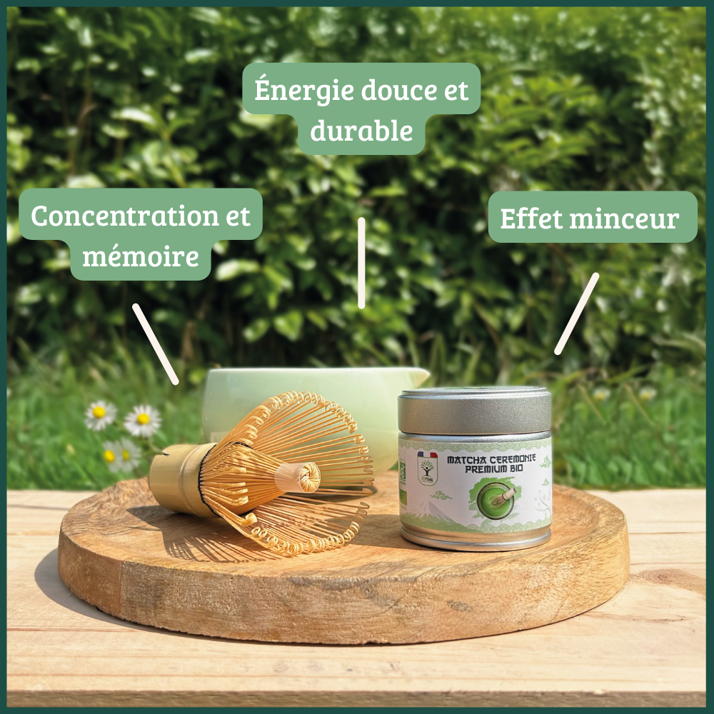 Matcha bio cérémonie poudre -  Bioptimal Bioptimal Superaliment infusion.organic
