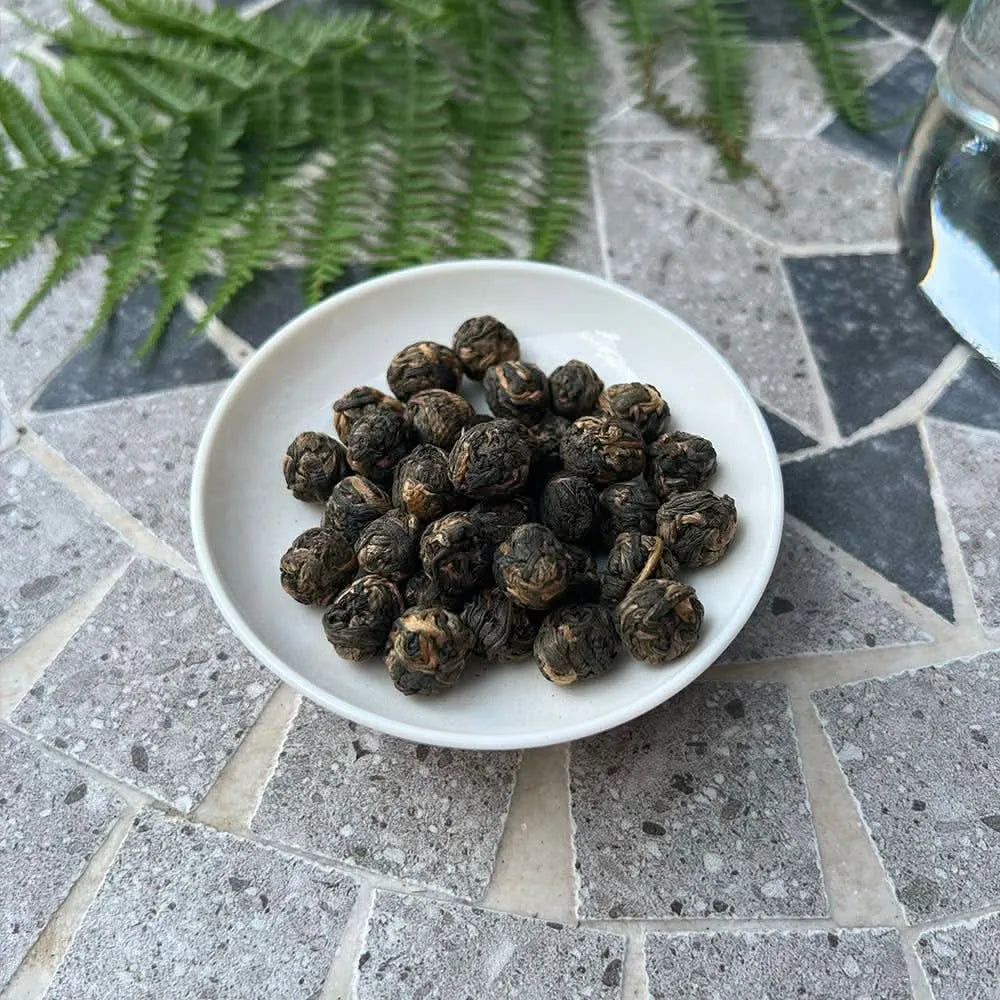 Yunnan Dragon Pearl Red (Black) Tea - 250 g - Blooming tea - Black Tea - infusion.organic