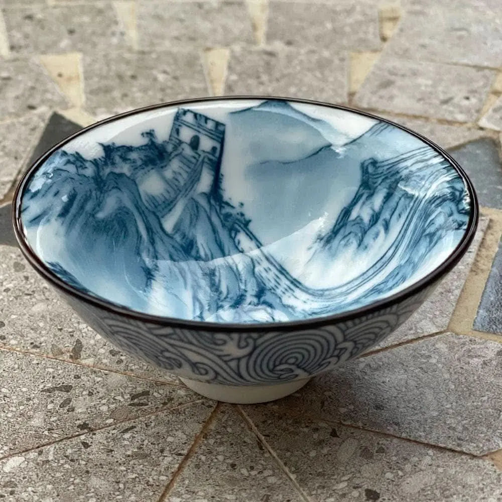 Blue Muraglia Porcelain Cup 50 ml - Bowel - Bowel, Teacup - infusion.organic
