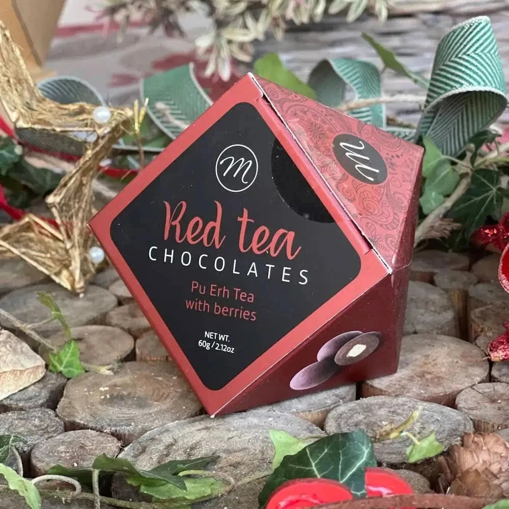 Chocolate with Puer Tea and Berries 60g - Chocolate - Chocolate - infusion.organic