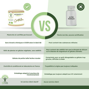 Artémisia bio gélules - Bioptimal Bioptimal Complément alimentaire infusion.organic