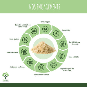 Levure de Bière vivante bio gélules -  Bioptimal Bioptimal Complément alimentaire infusion.organic