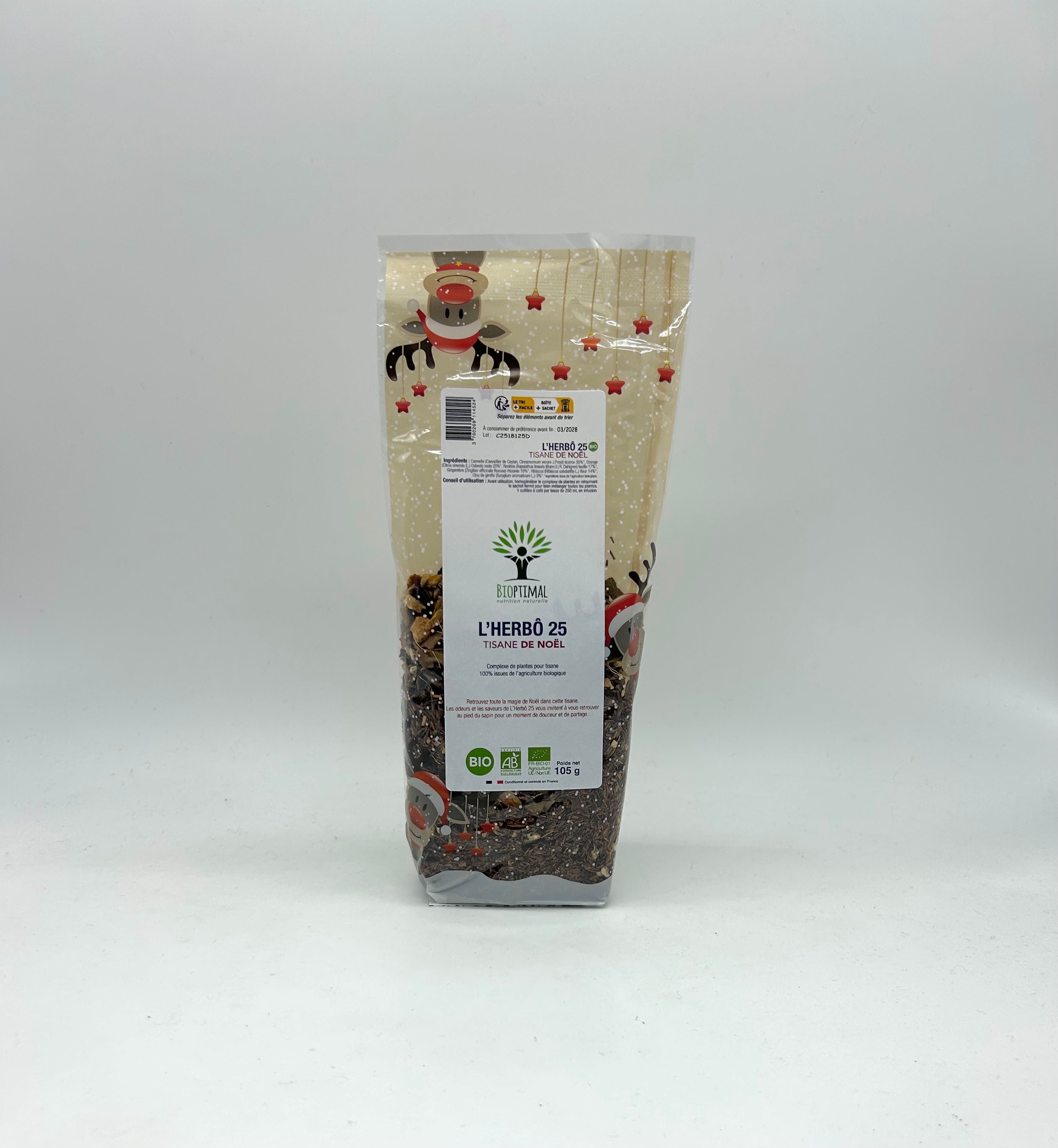 L'herbô 25 Tisane de Noël -  Bioptimal Bioptimal Infusion infusion.organic