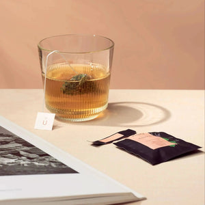 Herbal tea sachets BLOSSOM, case of 50pcs, organic, flower-Plūkt-infusion.organic