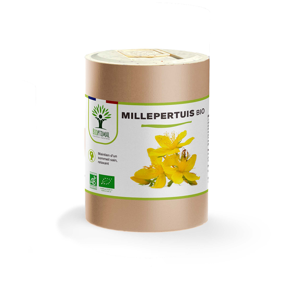 Millepertuis bio gélules -  Bioptimal Bioptimal Complément alimentaire infusion.organic