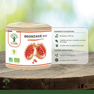 Bronzage bio gélules - Bioptimal Bioptimal Complément alimentaire infusion.organic