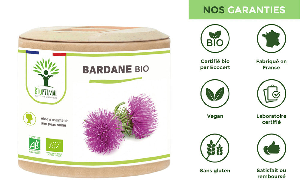 Bardane bio gélules - Bioptimal Bioptimal Complément alimentaire infusion.organic