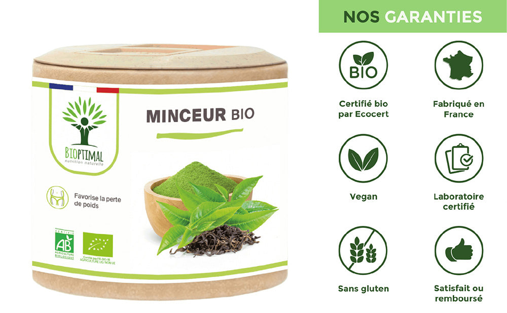 Minceur bio gélules -  Bioptimal Bioptimal Complément alimentaire infusion.organic