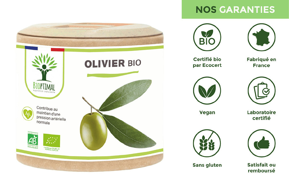 Olivier bio gélules -  Bioptimal Bioptimal Complément alimentaire infusion.organic